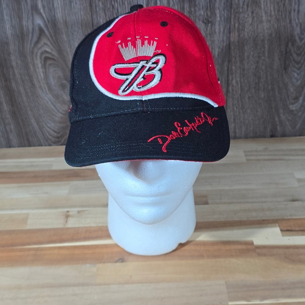 Dale‎ Earnhardt Jr NASCAR Budweiser 8 Hat Baseball Cap One Size Red Black